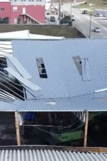 Tempestade destruiu empresa em Figueiró dos Vinhos, que só parou para trabalhos de limpeza